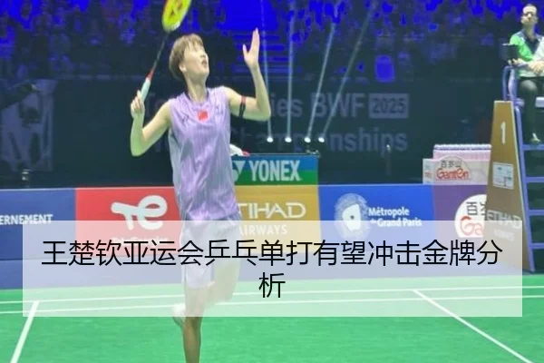 王楚钦亚运会乒乓单打有望冲击金牌分析